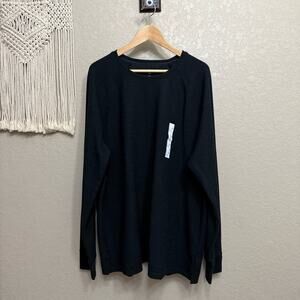 NWT goodfellow & co men’s sz XXl black crew neck pull over heavy weight tee